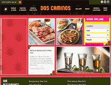 Tablet Screenshot of doscaminos.com